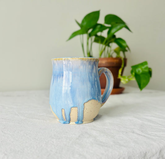 Powder Blue & 22k Gold Mug