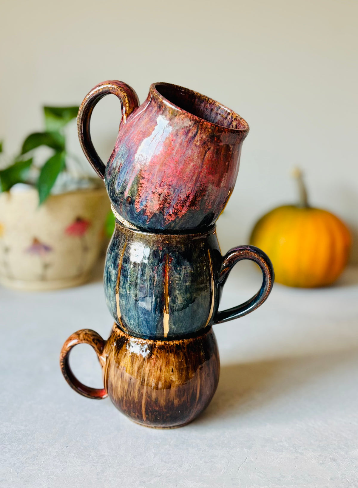 Foliage Freckled Pumpkin Mug (20 fl oz)