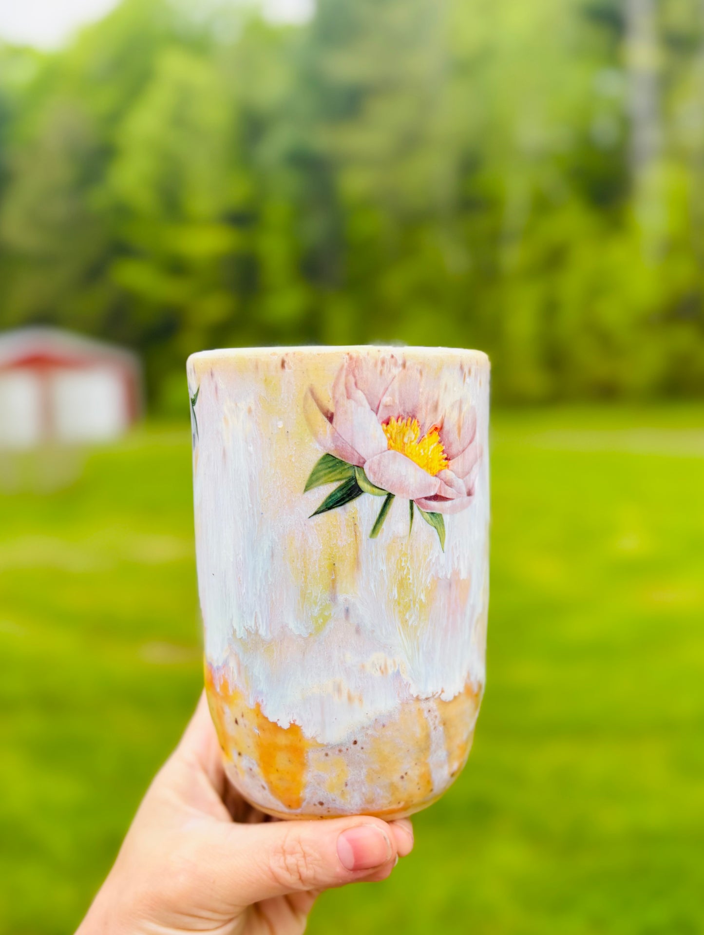 13.5 fl oz Springtime Floral Tumbler