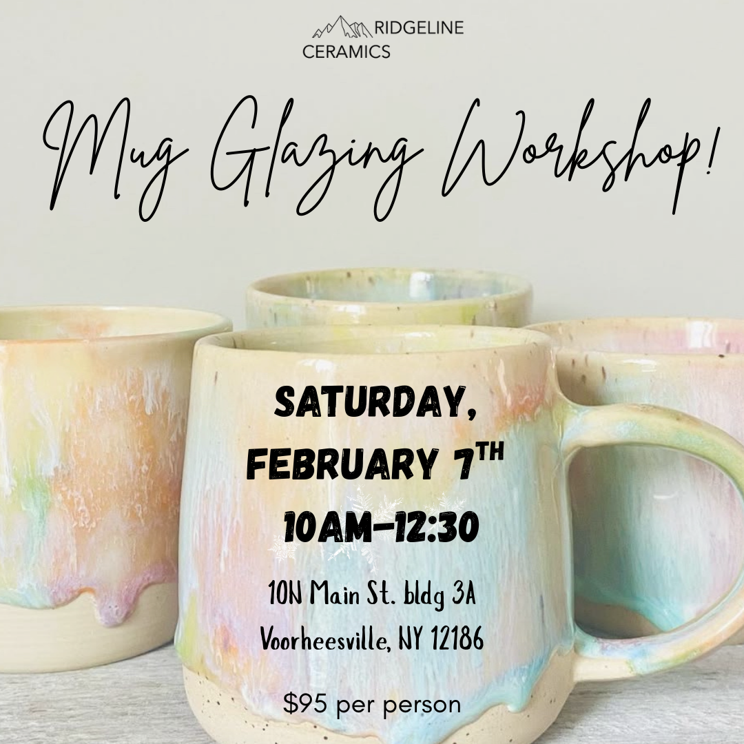 Mug Glazing Workshop Registration!