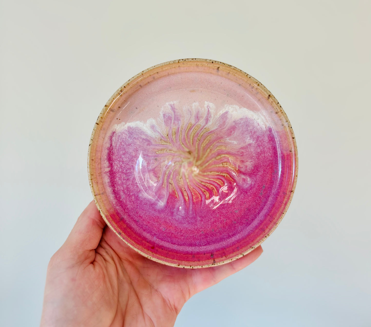 Ceramic Pink Peach Juicer