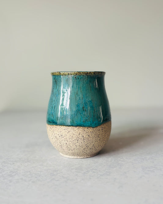 Speckled Mug in Lush Green