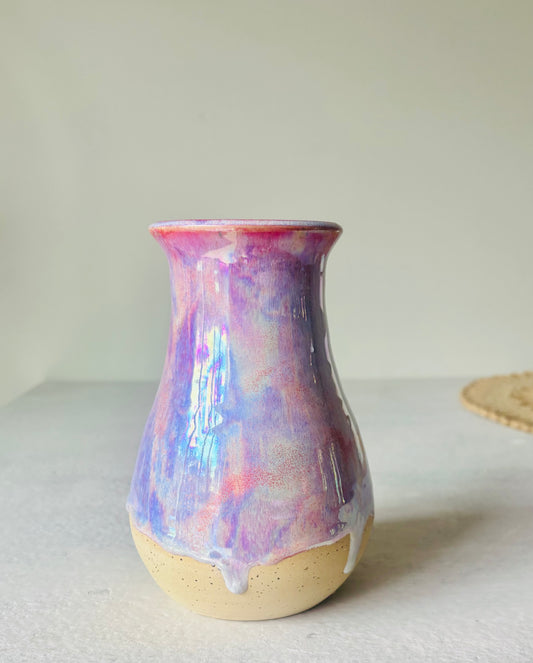 Iridescent Cosmic Rose Vase