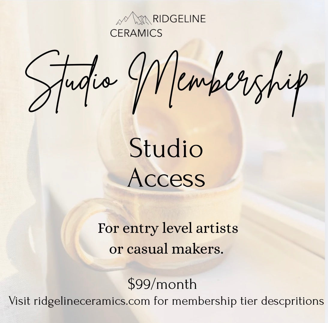 Studio Access Membership Billed Monthly Waitlist for June 1 Start