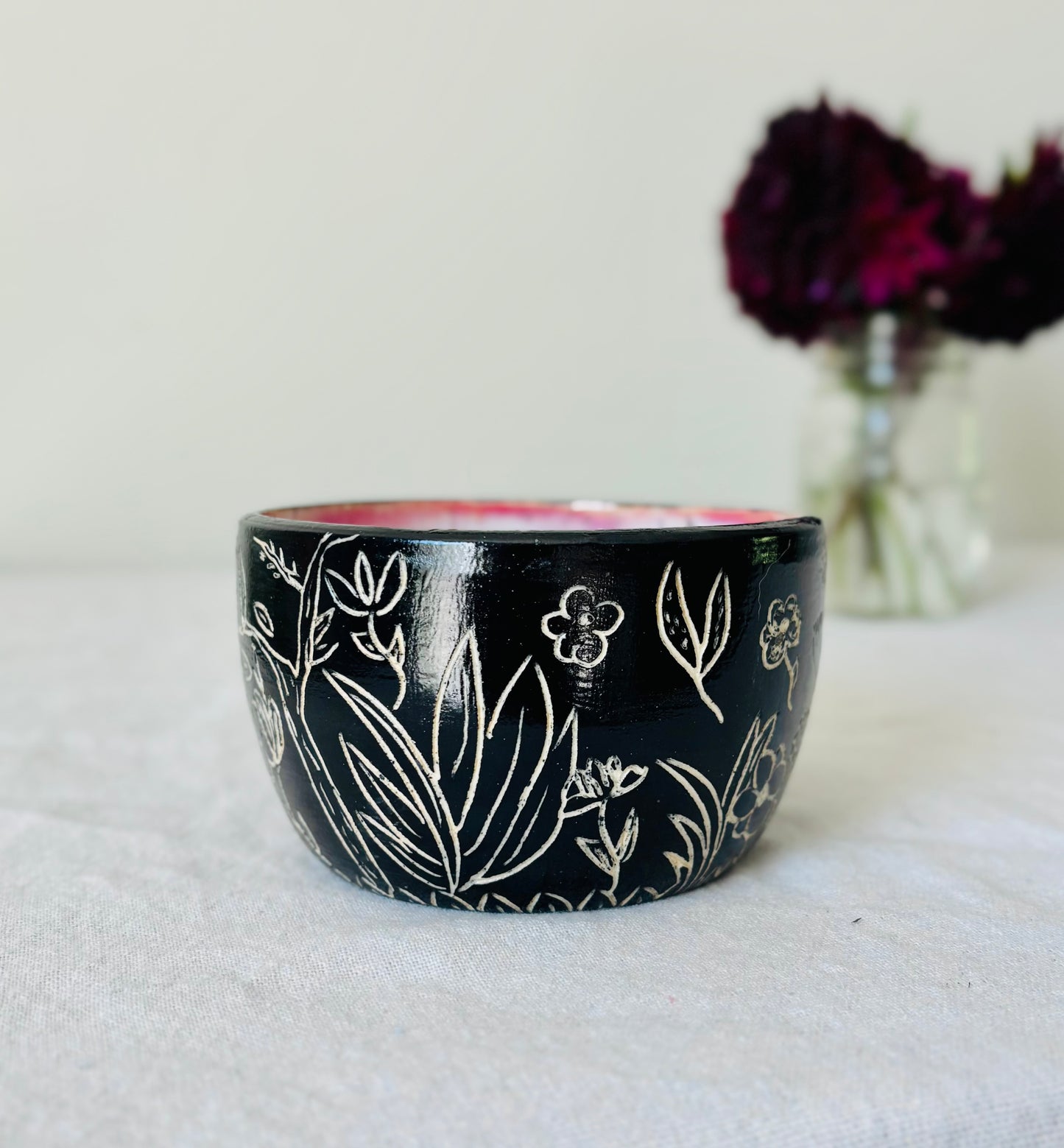 16 fl oz August Sunset Sgraffito Cappuccino Mug