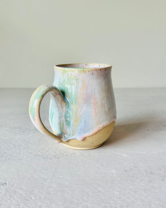 Rainbow Absolutely the Fuck Not Mug 22K Gold Letter (14 fl oz)