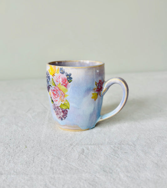 Cotton Candy Hydrangea Mug (15 fl oz)