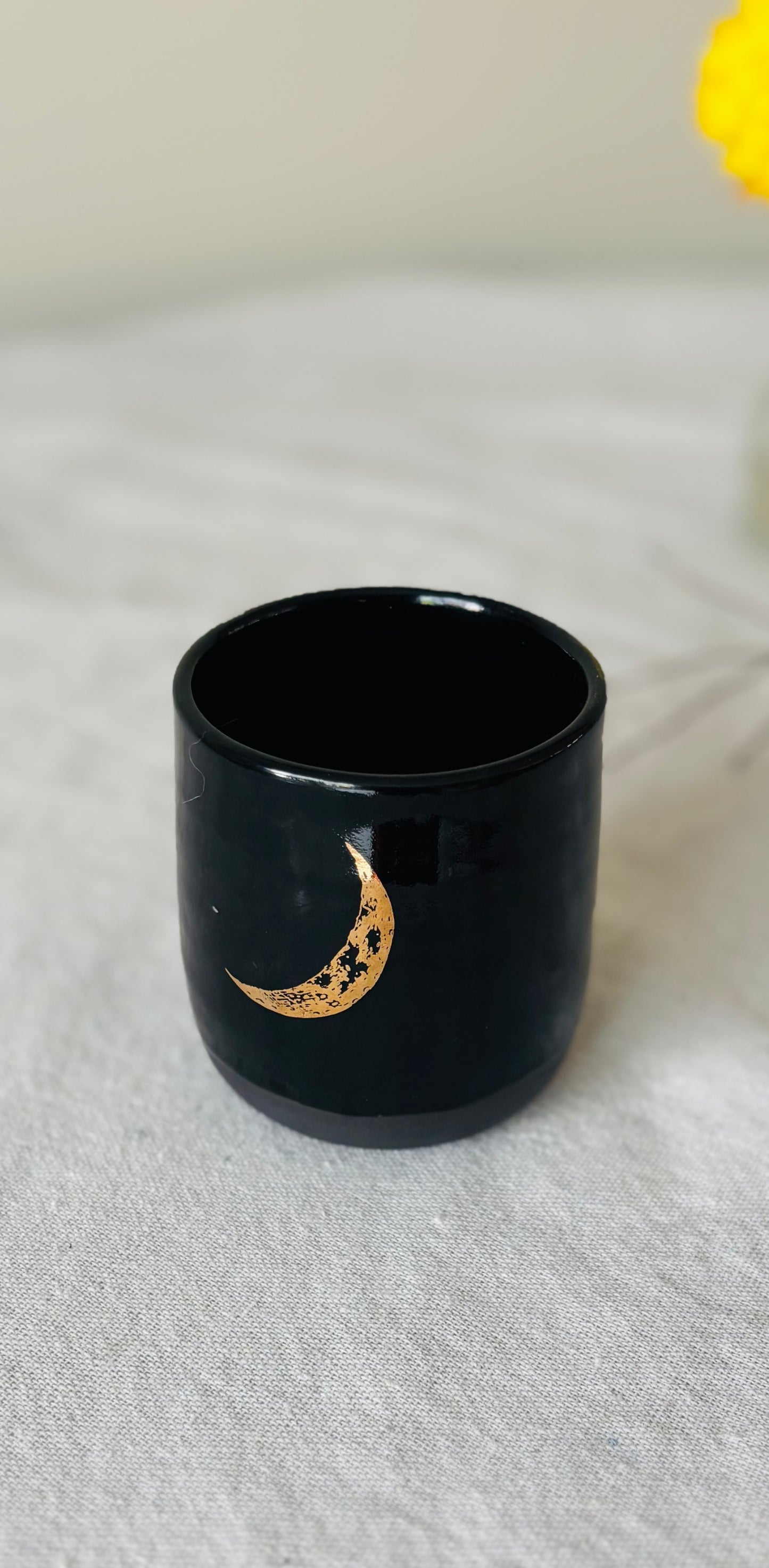 Midnight Golden Moon Wine Tumbler (8 fl oz)