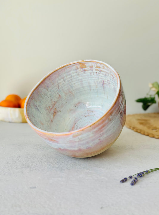 Serving Bowl in Pastel Peach (12 cups)