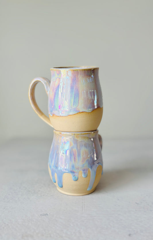 Iridescent Cotton Candy Bubble Mug