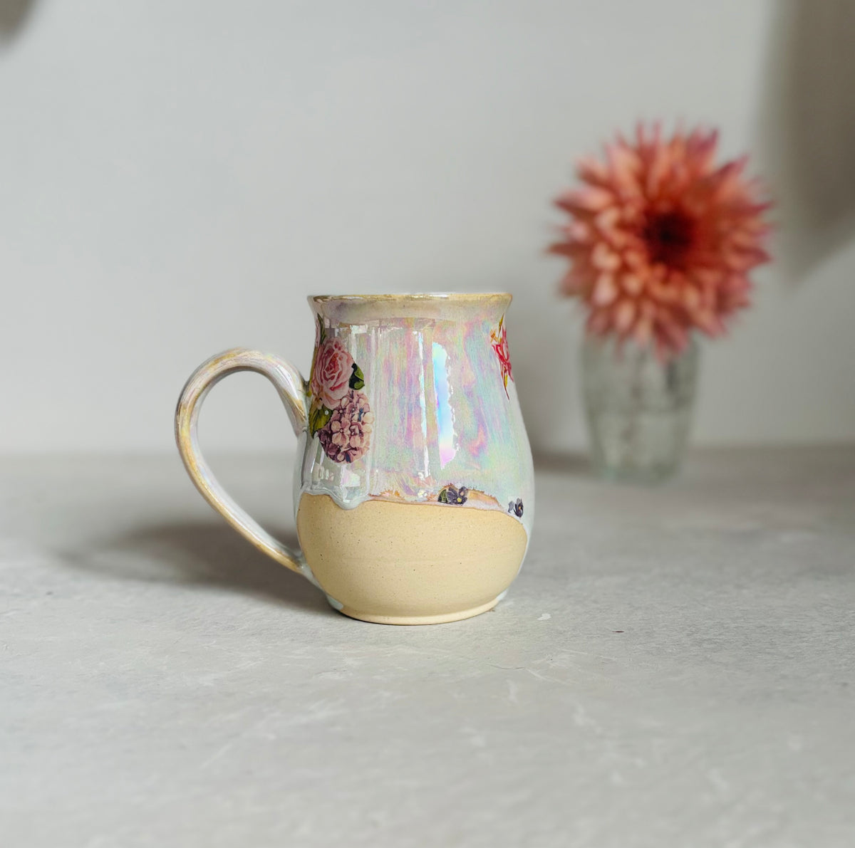 Iridescent Floral Mug #2 (second)