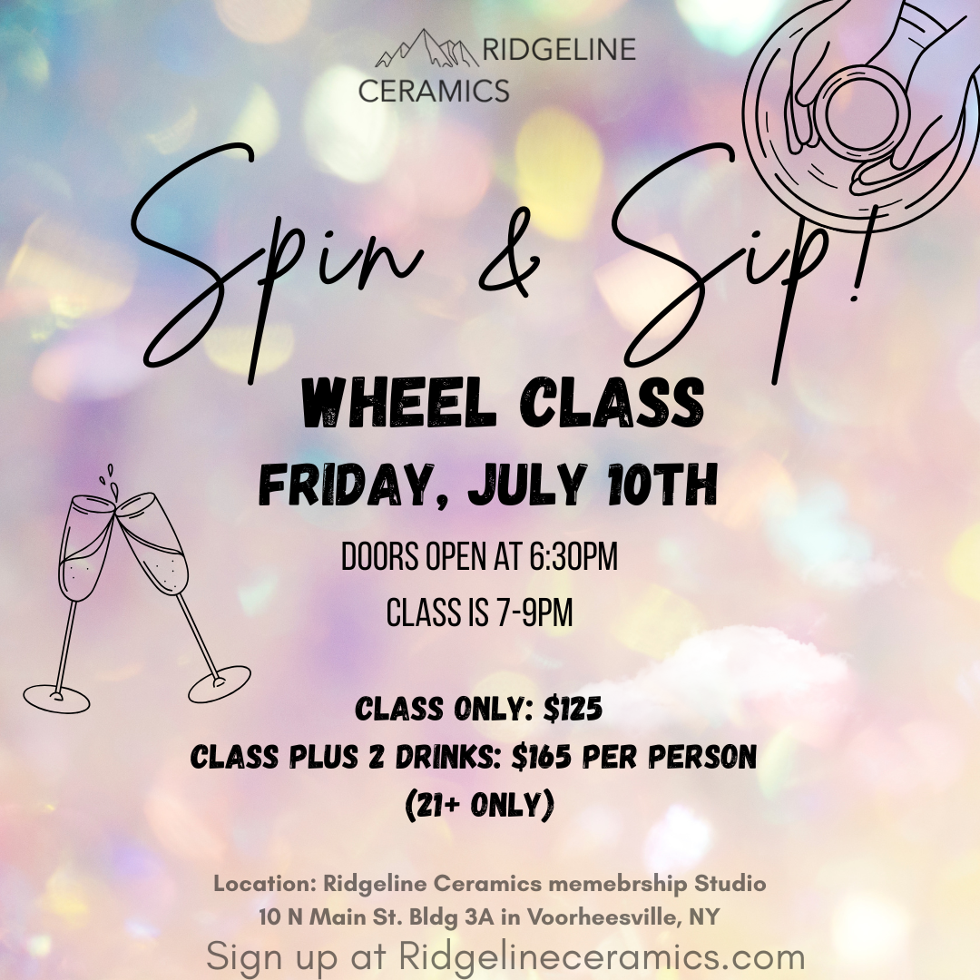 Spin & Sip Wheel Class : Friday July 10th 6:30-9pm