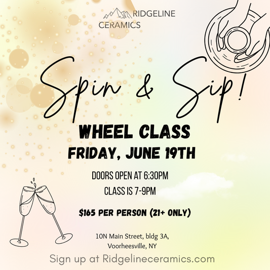 Spin & Sip Wheel Class : Friday June 19th 6:30-9pm