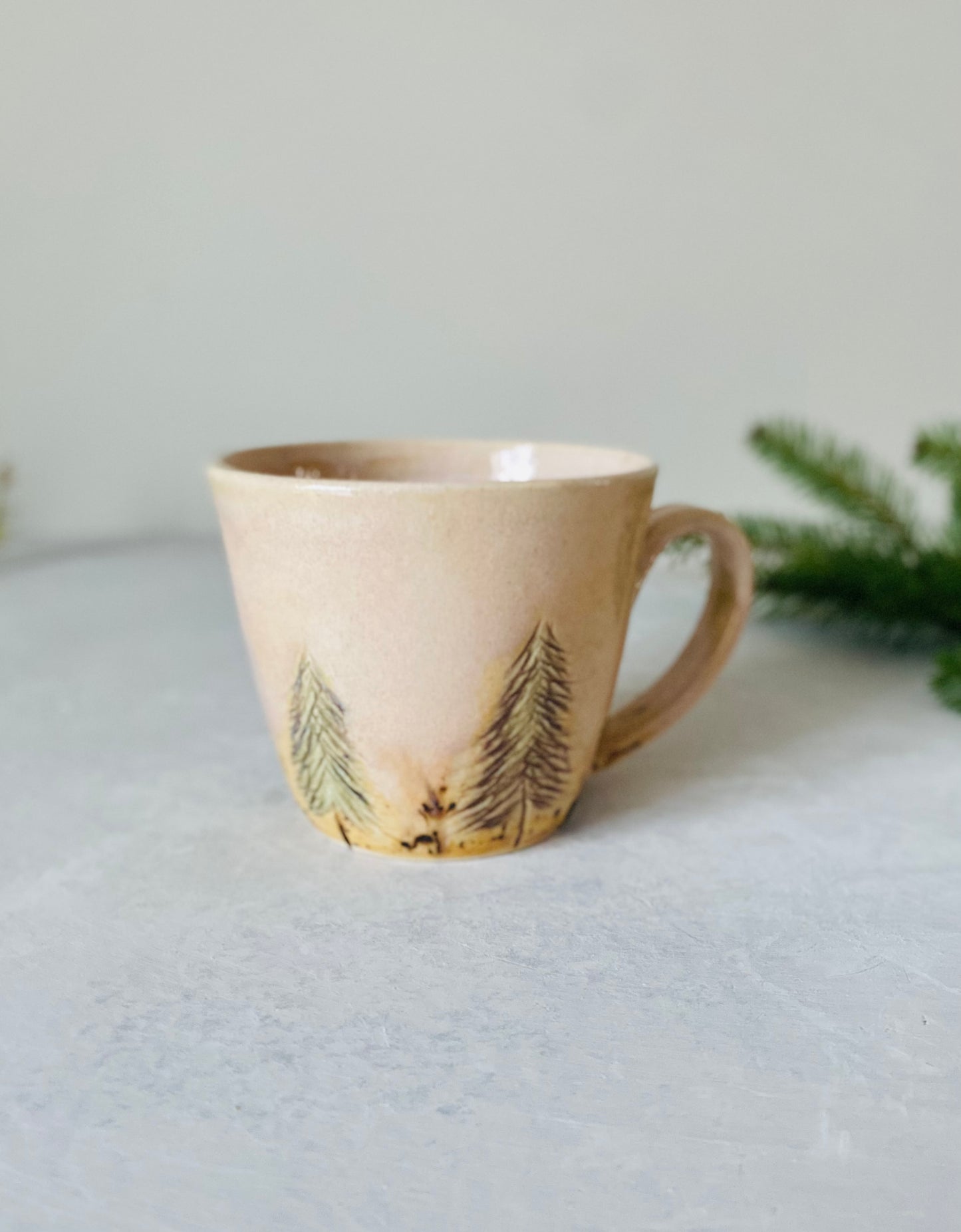 14 oz Evergreen Tree Mug 4