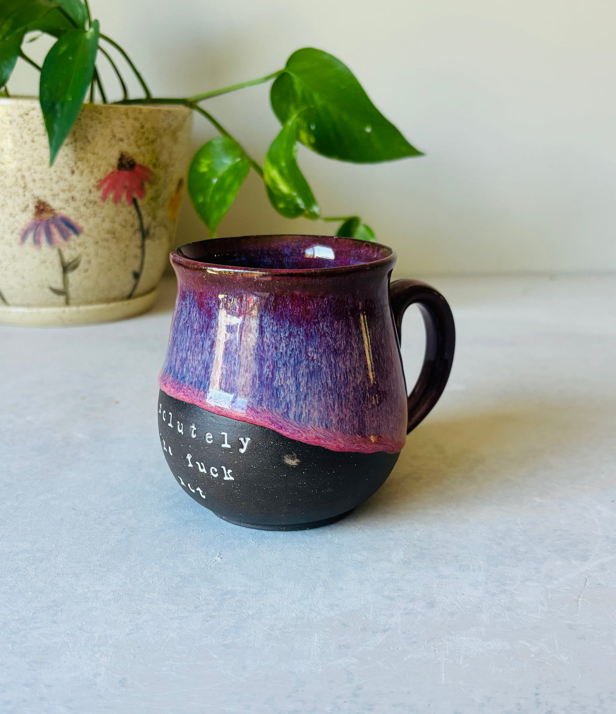 Absolutely the Fuck Not Mug in Summer Berry (Second) (14 fl oz)