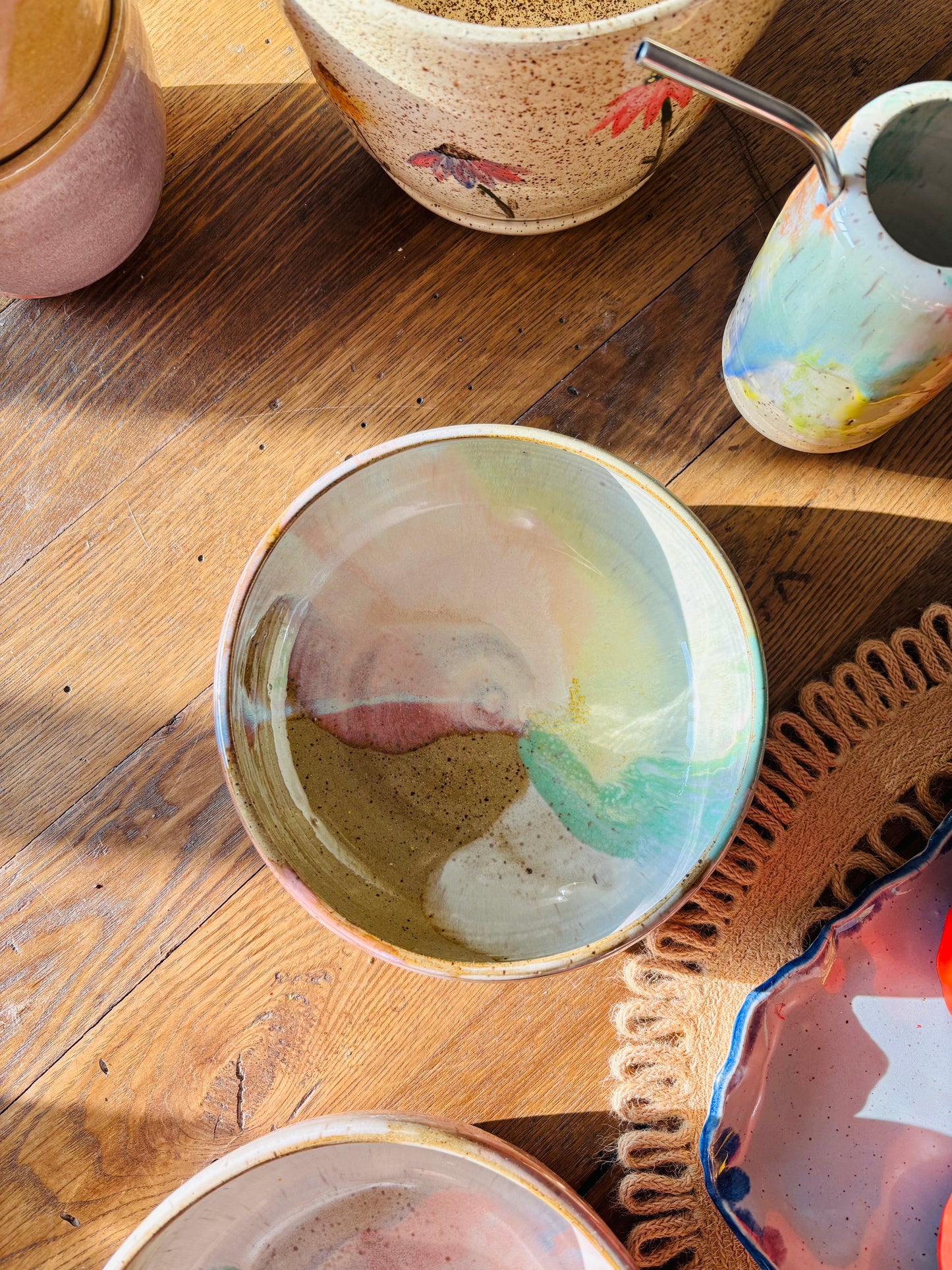 Rustic Rainbow Pasta Bowl Set (Second)