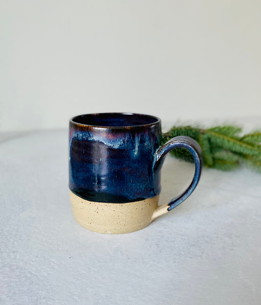 14 oz Evening Frost Mug in Light Brown Speck