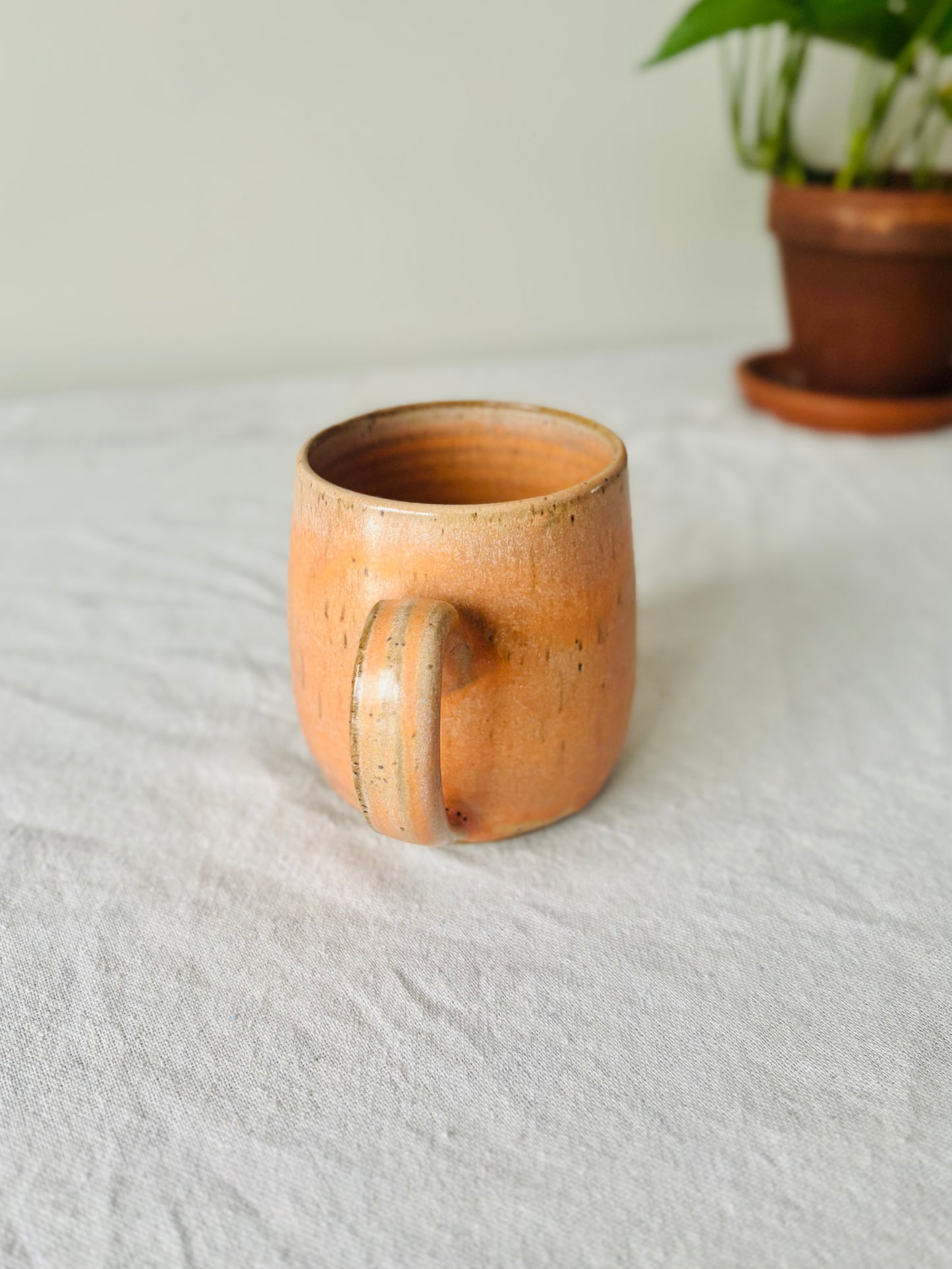 Recycled Clay Matte Orange Mug