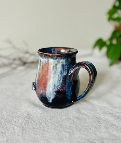 14 fl oz Outer Space 22k Golden Moon Mug #1