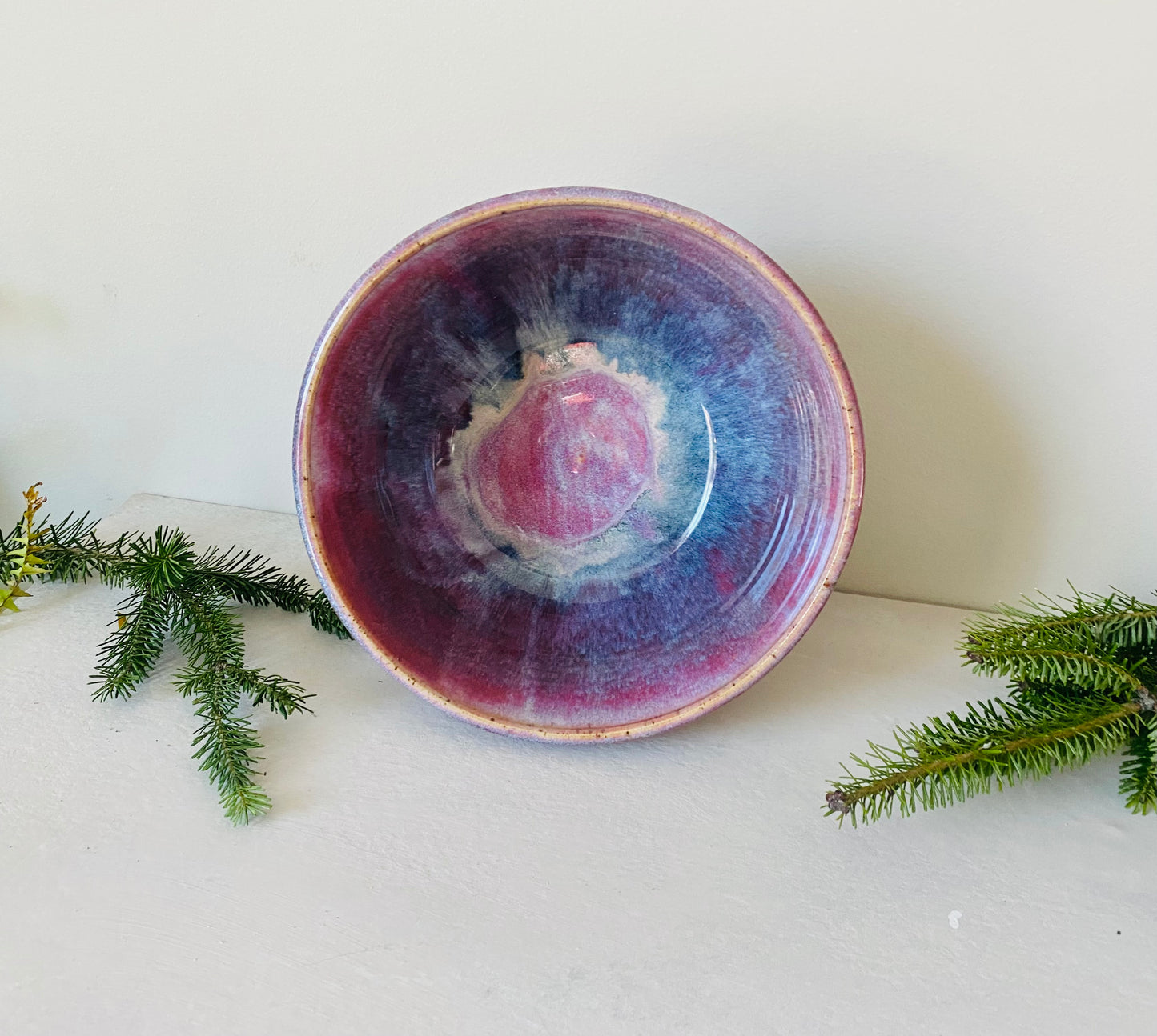 10 Cup Tall Winterberry Serving Bowl