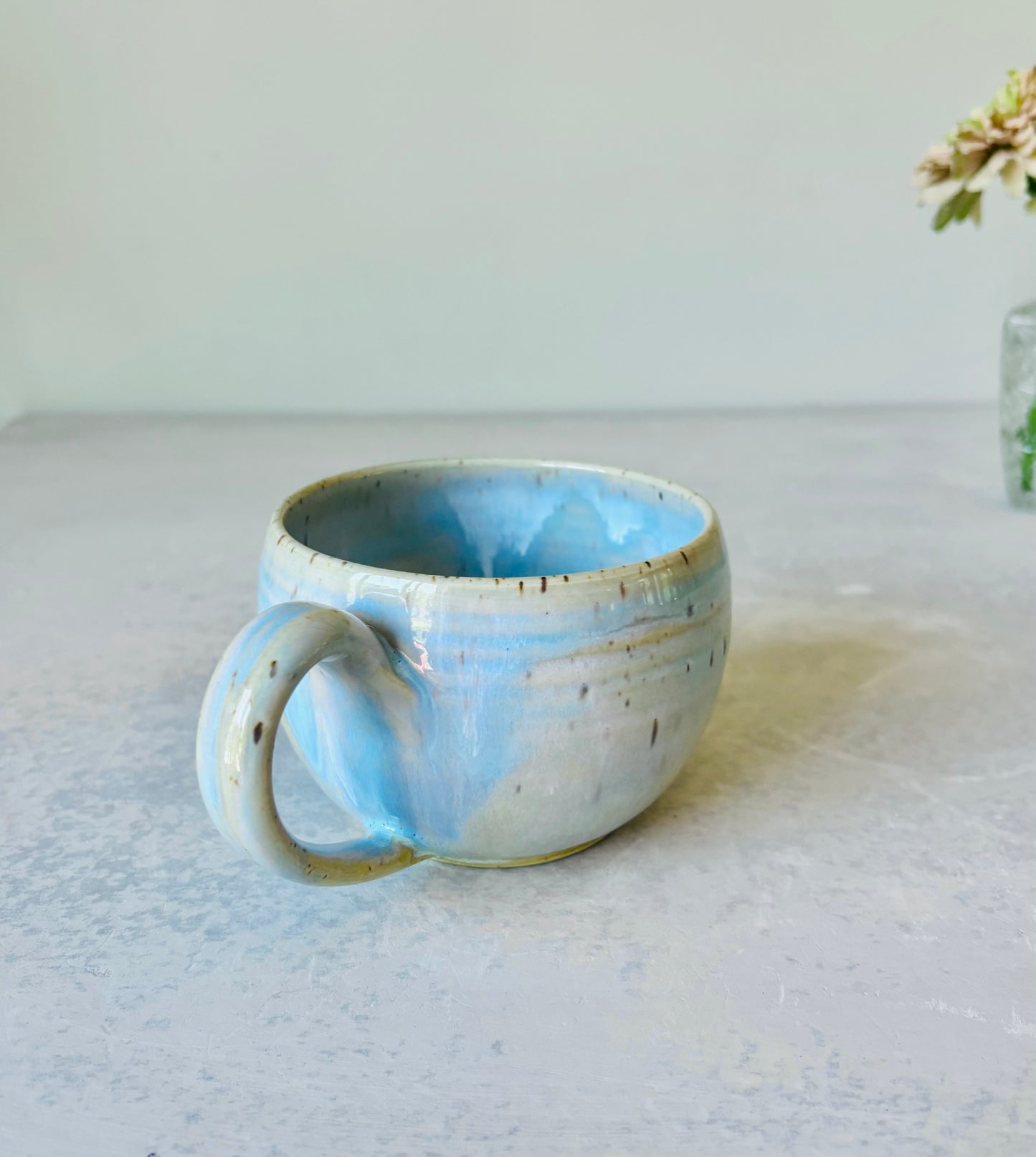 Aqua Sunshine Cappuccino Mug
