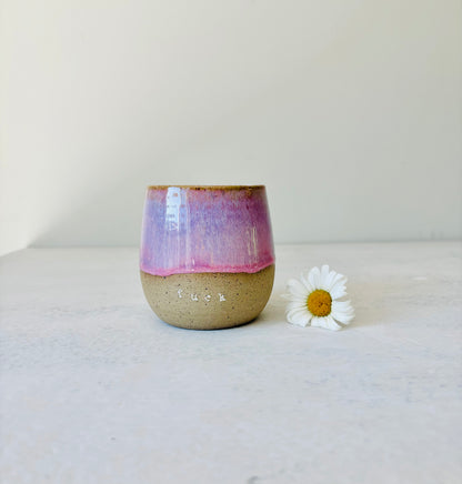 “Fuck” Tumbler in Radiant Rose (2 available) (12-13 fl oz)