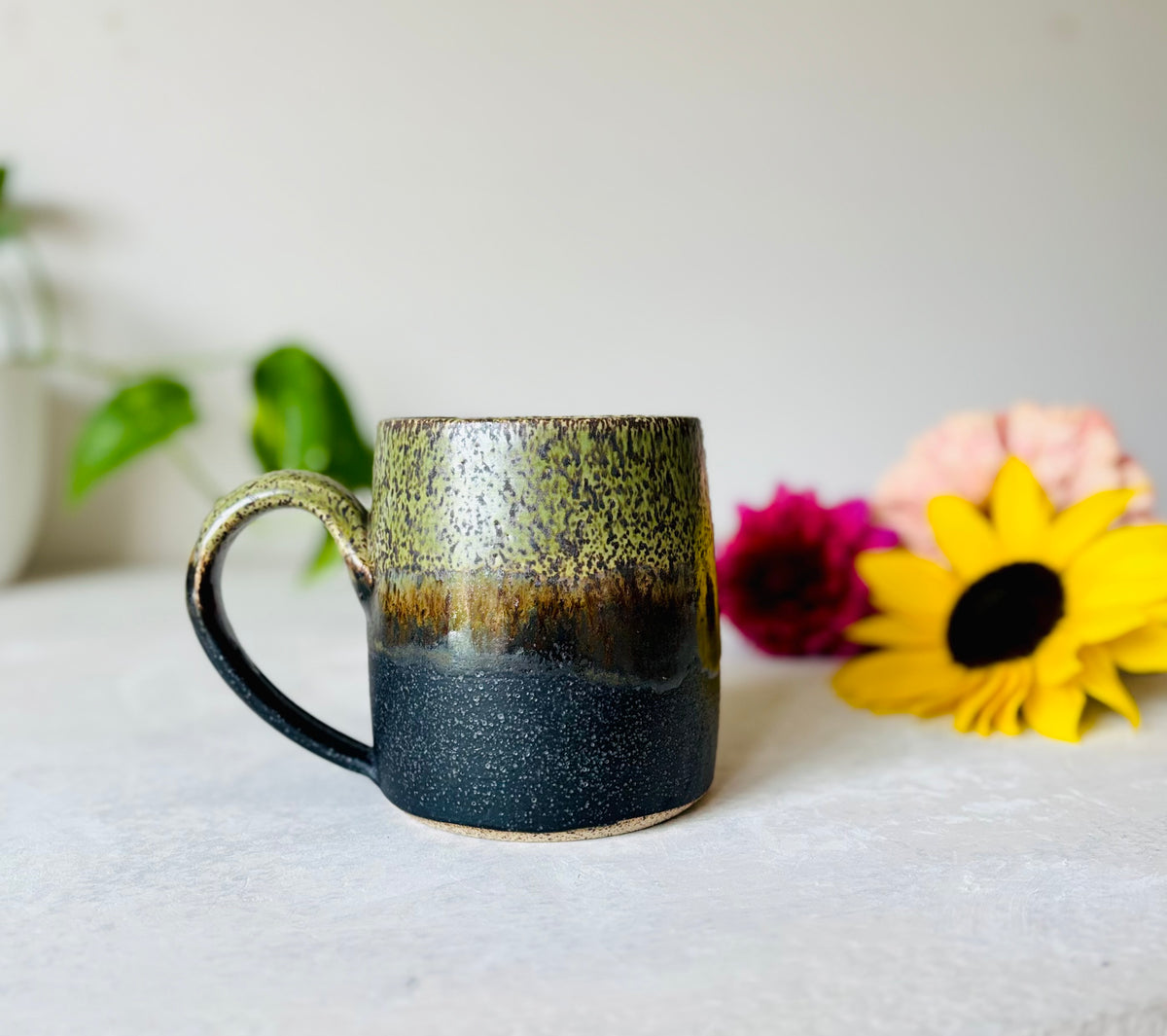 Chrome Green & Copper Mug