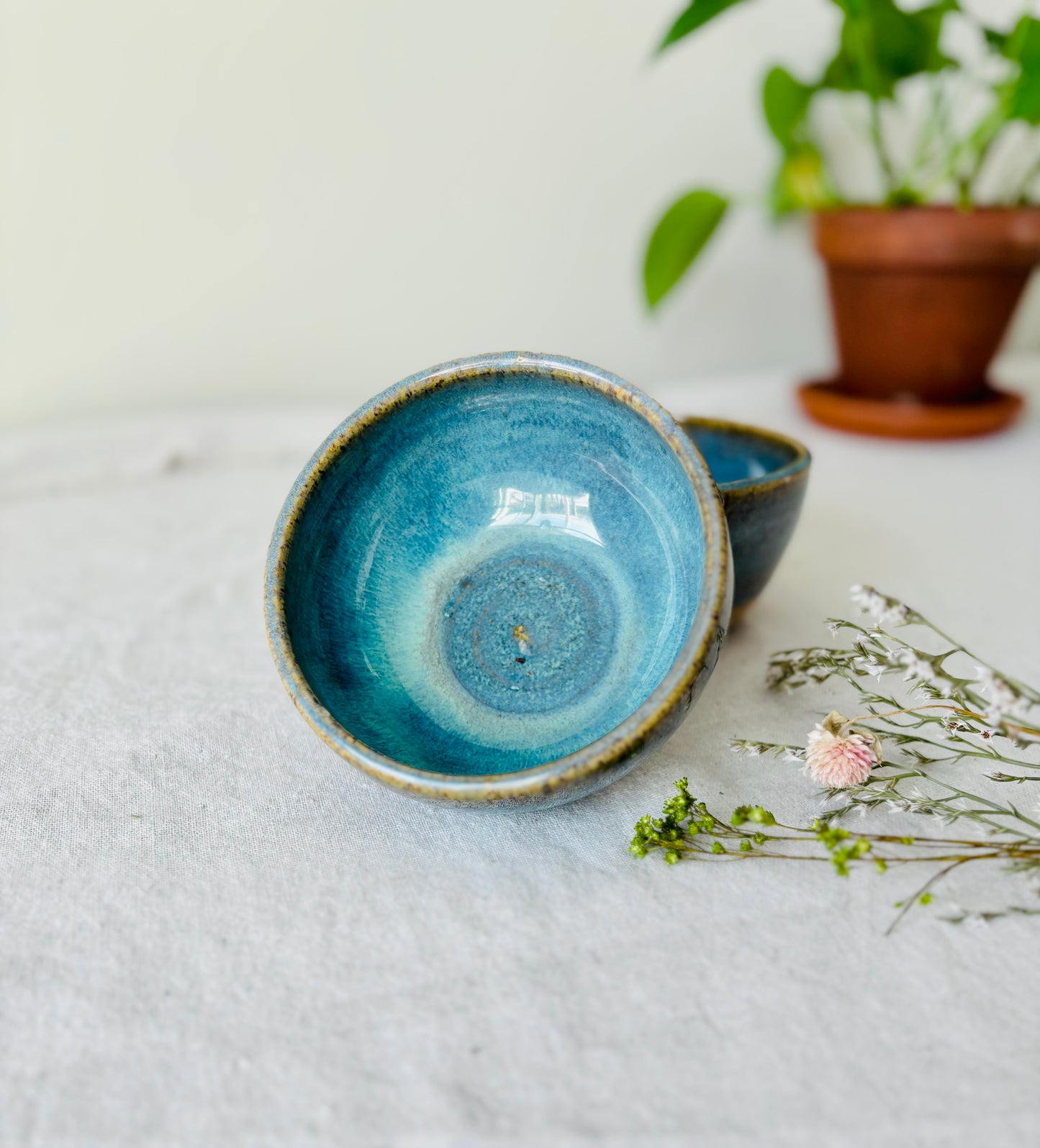 Turquoise Condiment Bowl (14 fl oz)