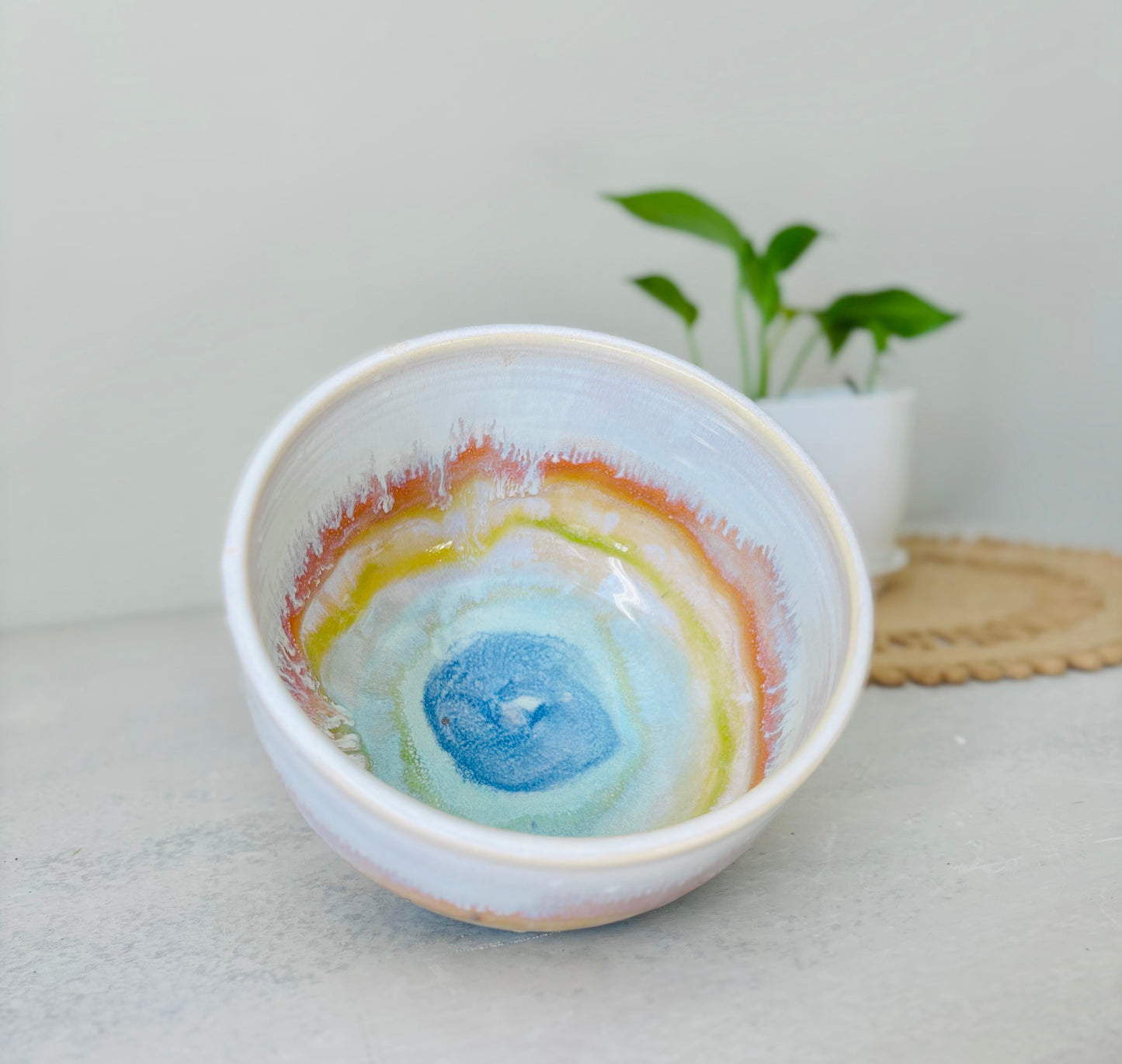 Pastel Rainbow Serving Bowl (8 Cups)