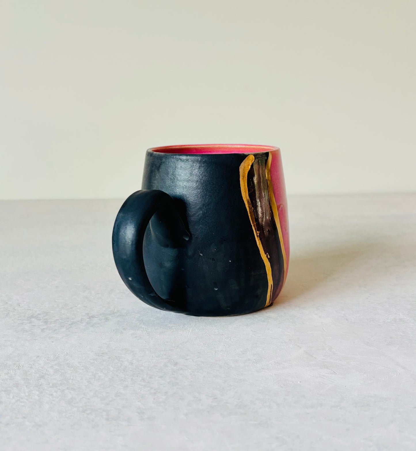 Half Dipped Mug with 22k Gold Accent