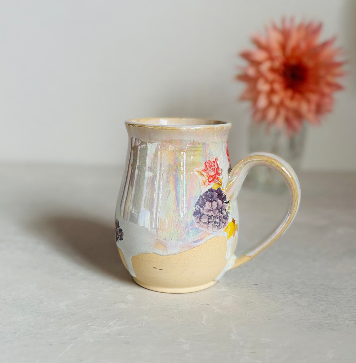 Iridescent Floral Mug #2 (second)