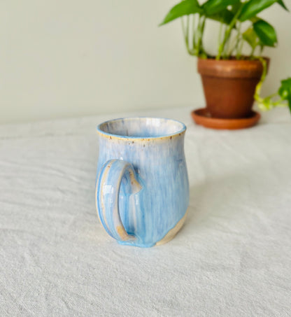 Powder Blue & 22k Gold Mug