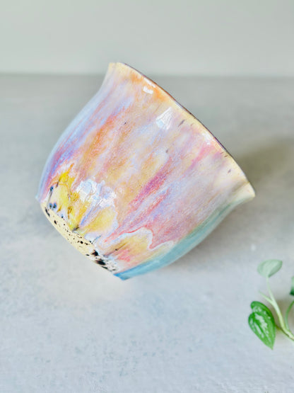 Radiant Rainbow Serving Bowl or Planter (8 cups)