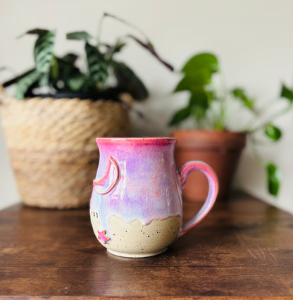 PRE-ORDER: “Manifest That Shit” Mug with Moon & Stars in Summer Rose (12-14 week lead time)