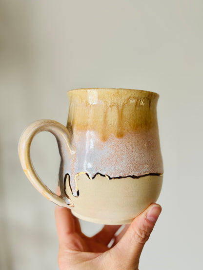 22k Gold Lined Honey & Cream Mug #2 (14 fl oz)