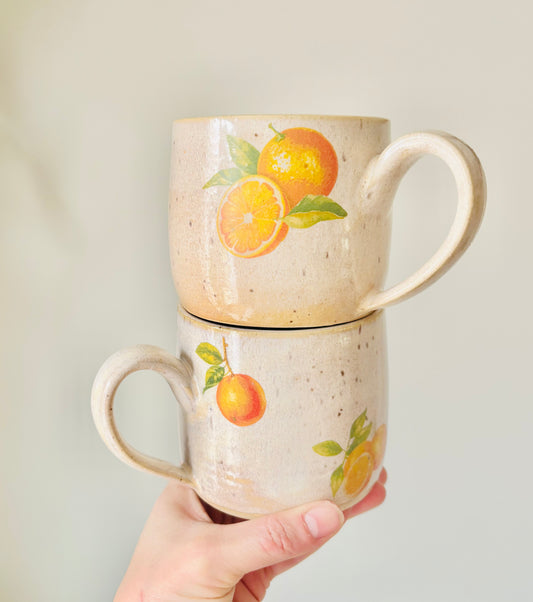 12 fl oz Rustic Orange Mug