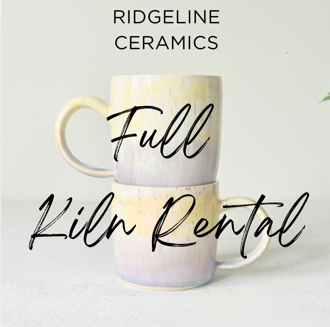 Firing Service Full Kiln Rental- Please read description for turn around times!