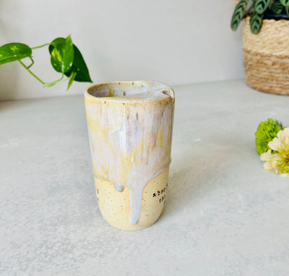Absolutely the Fuck Not Travel Mug in Iridescent Spring Green (Second)