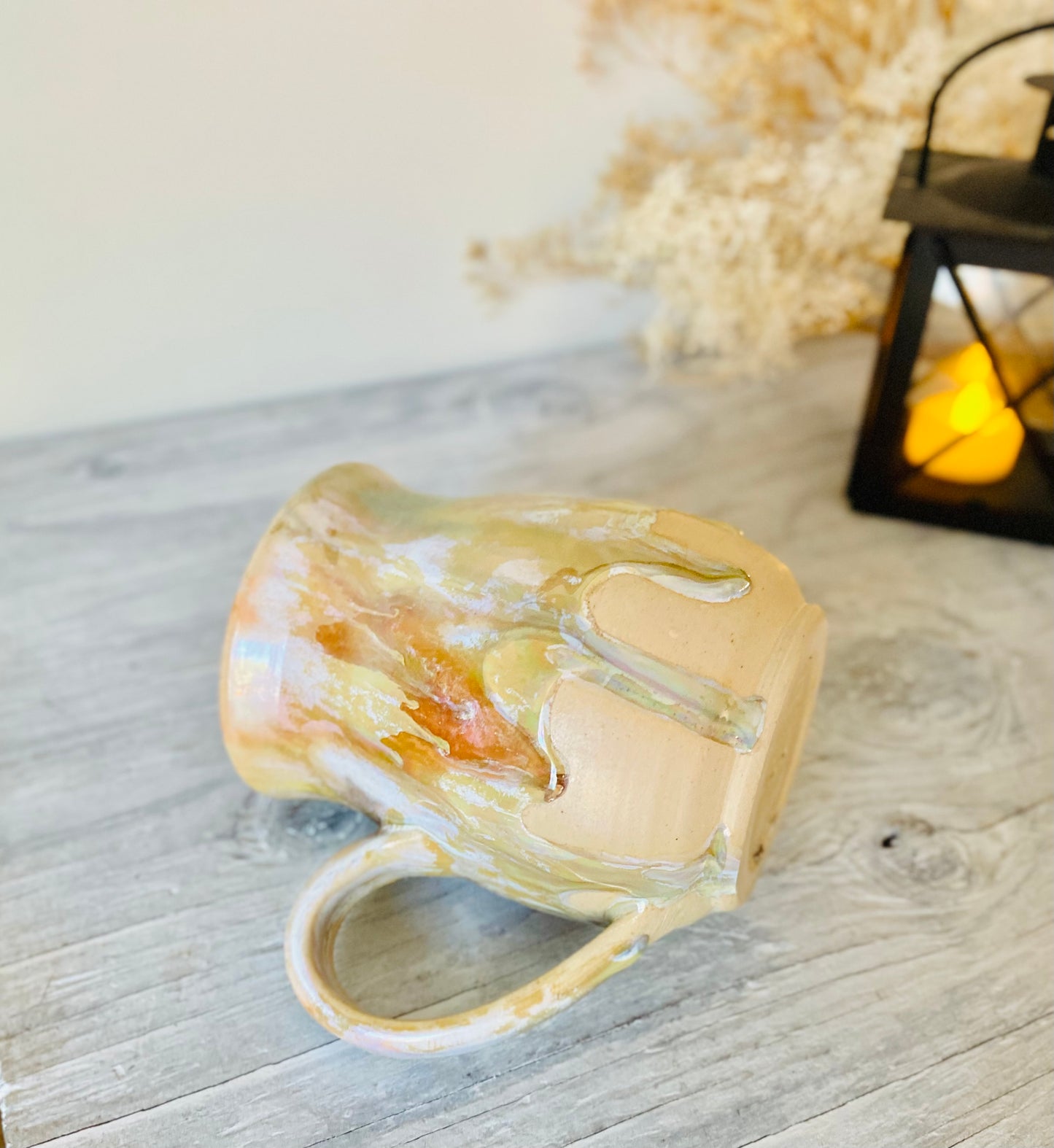 12 oz Iridescent Golden Ember Mug