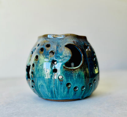Harvest Nights Lantern in Emerald
