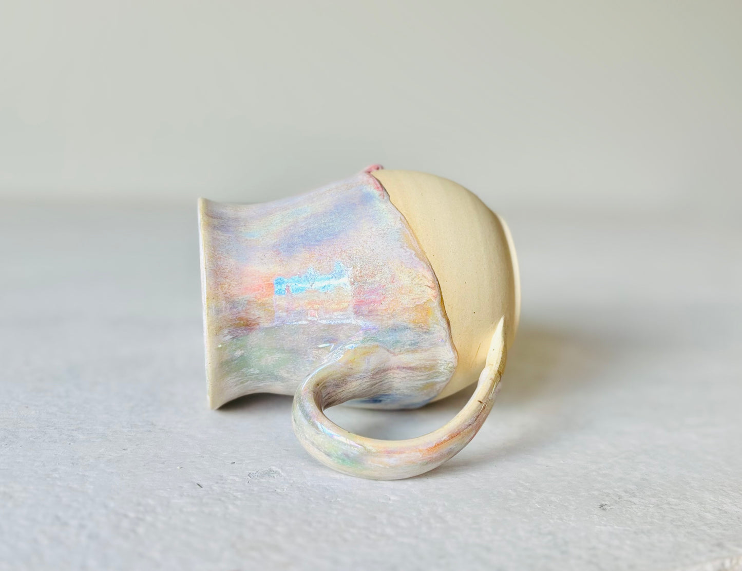 Iridescent Rainbow Drippy Absolutely the Fuck Not Mug Xtra (15 fl oz)