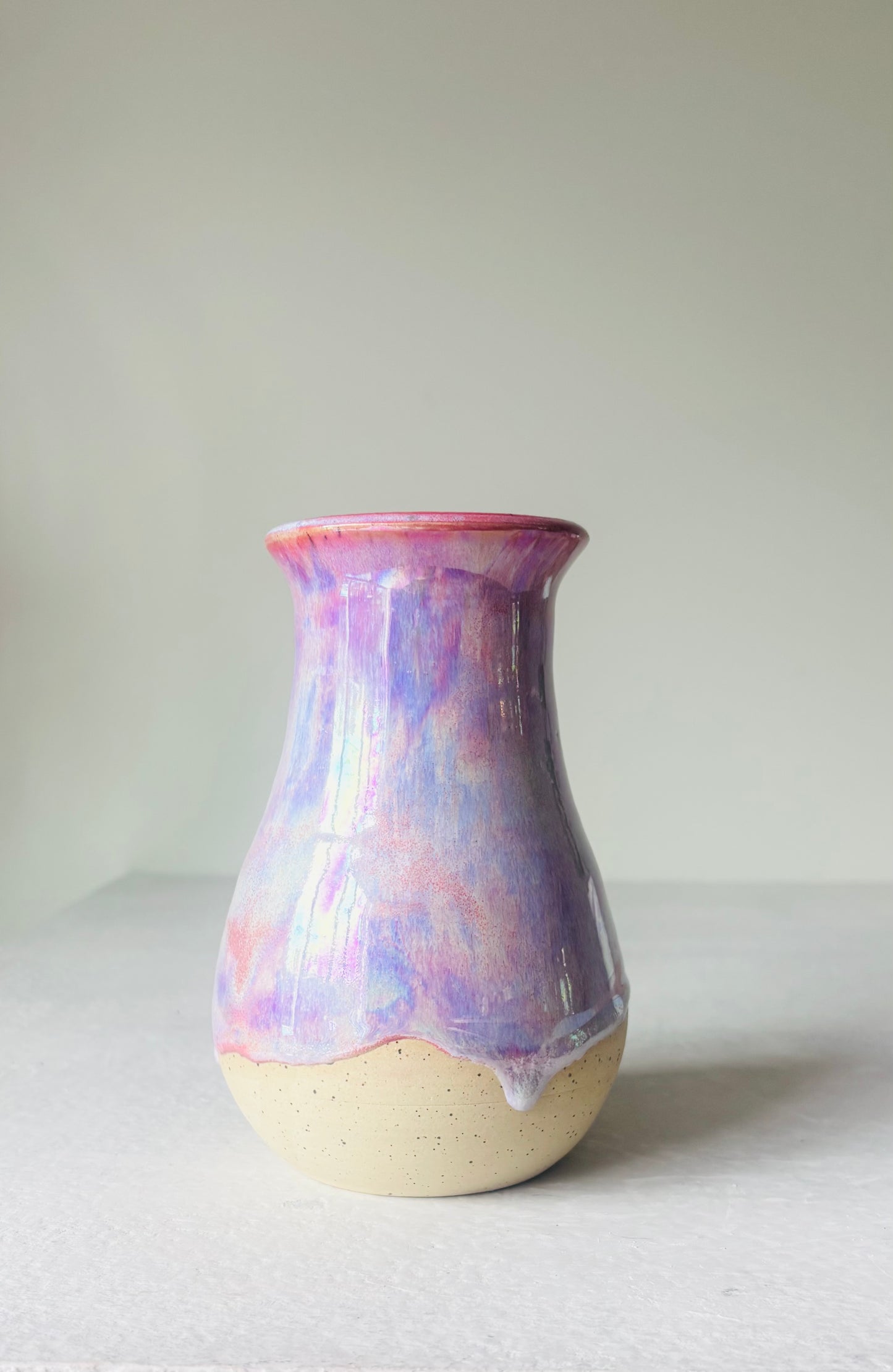 Iridescent Cosmic Rose Vase