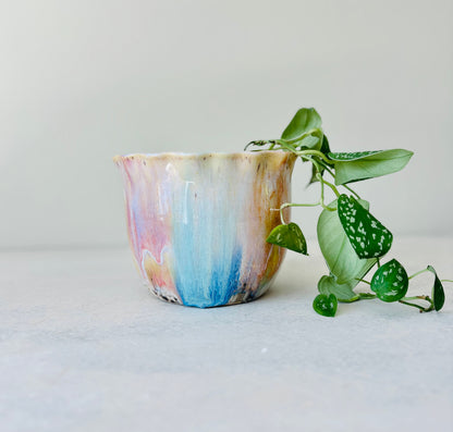 Radiant Rainbow Serving Bowl or Planter (8 cups)
