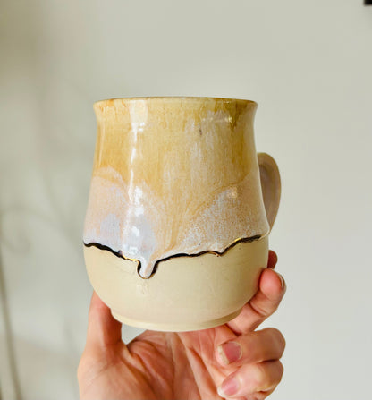 22k Gold Lined Honey & Cream Mug #2 (14 fl oz)