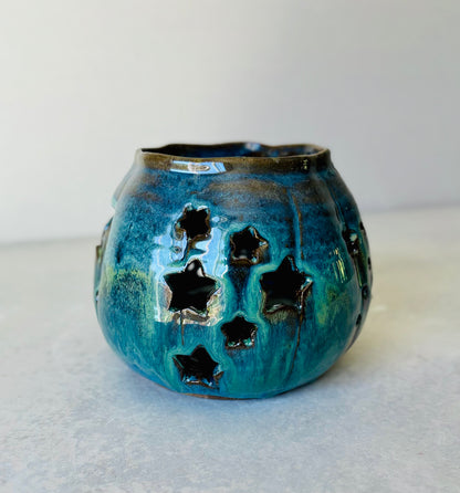Harvest Nights Lantern in Emerald
