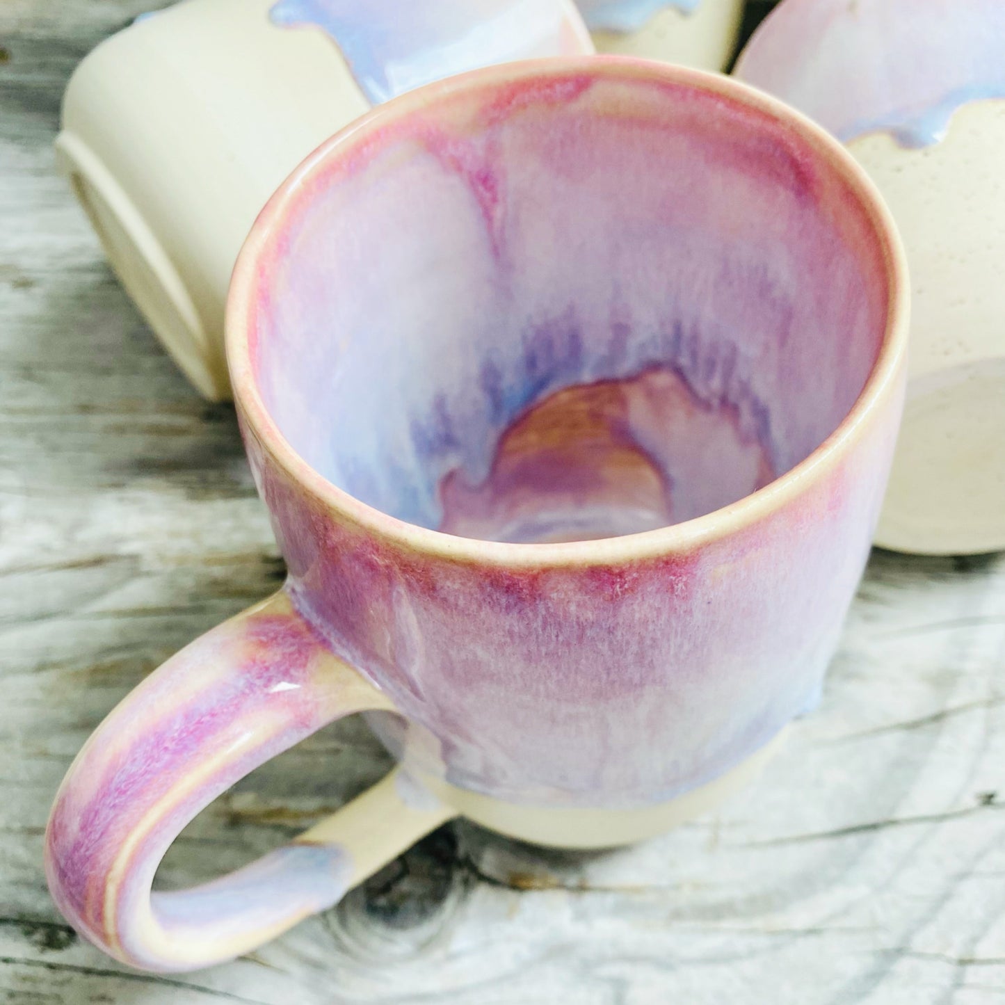 Pre-Order Set of Two 12-14 oz Cotton Candy Mug 4-6 Weeks