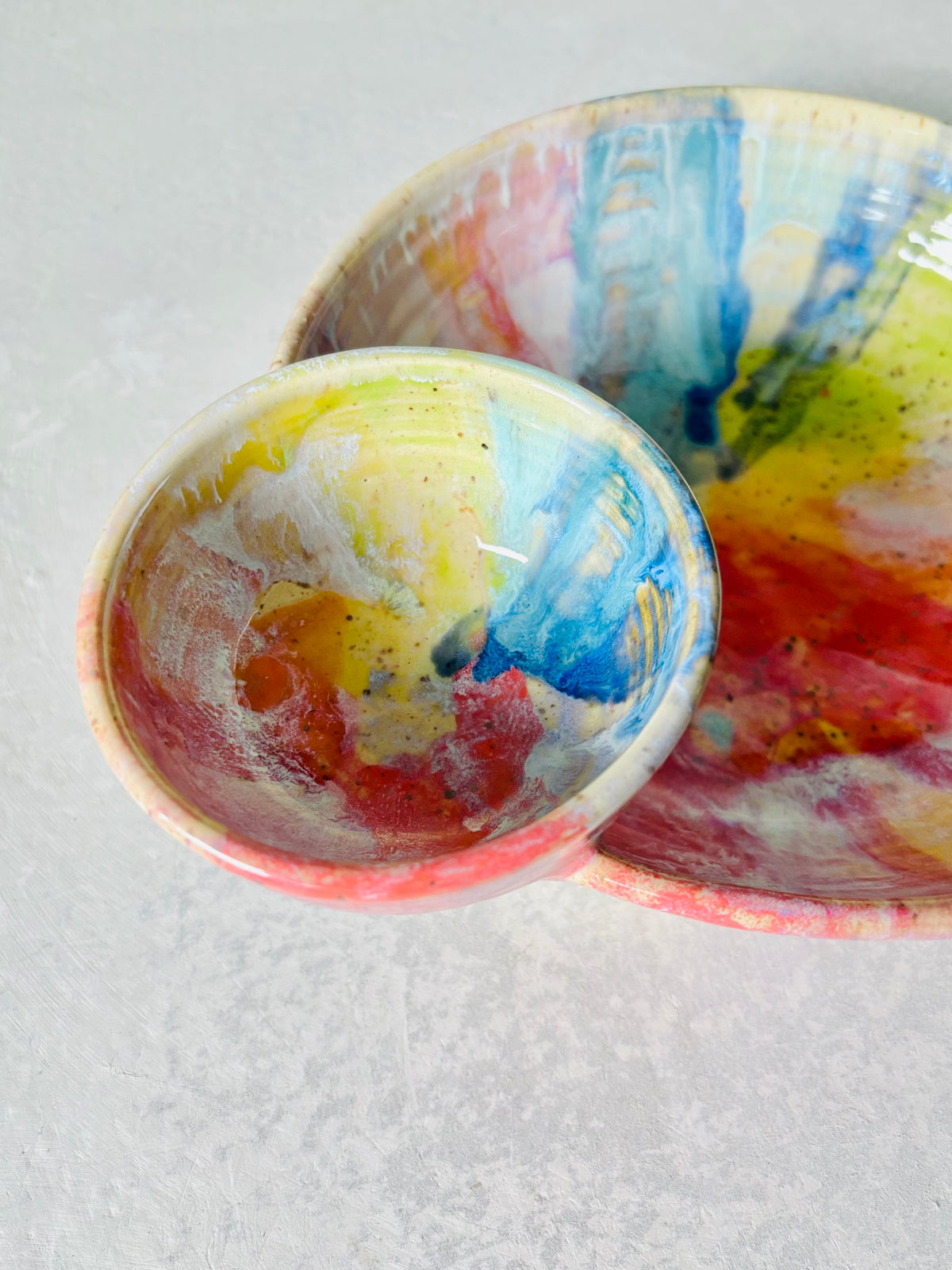 Rainbow Chip & Dip Bowl