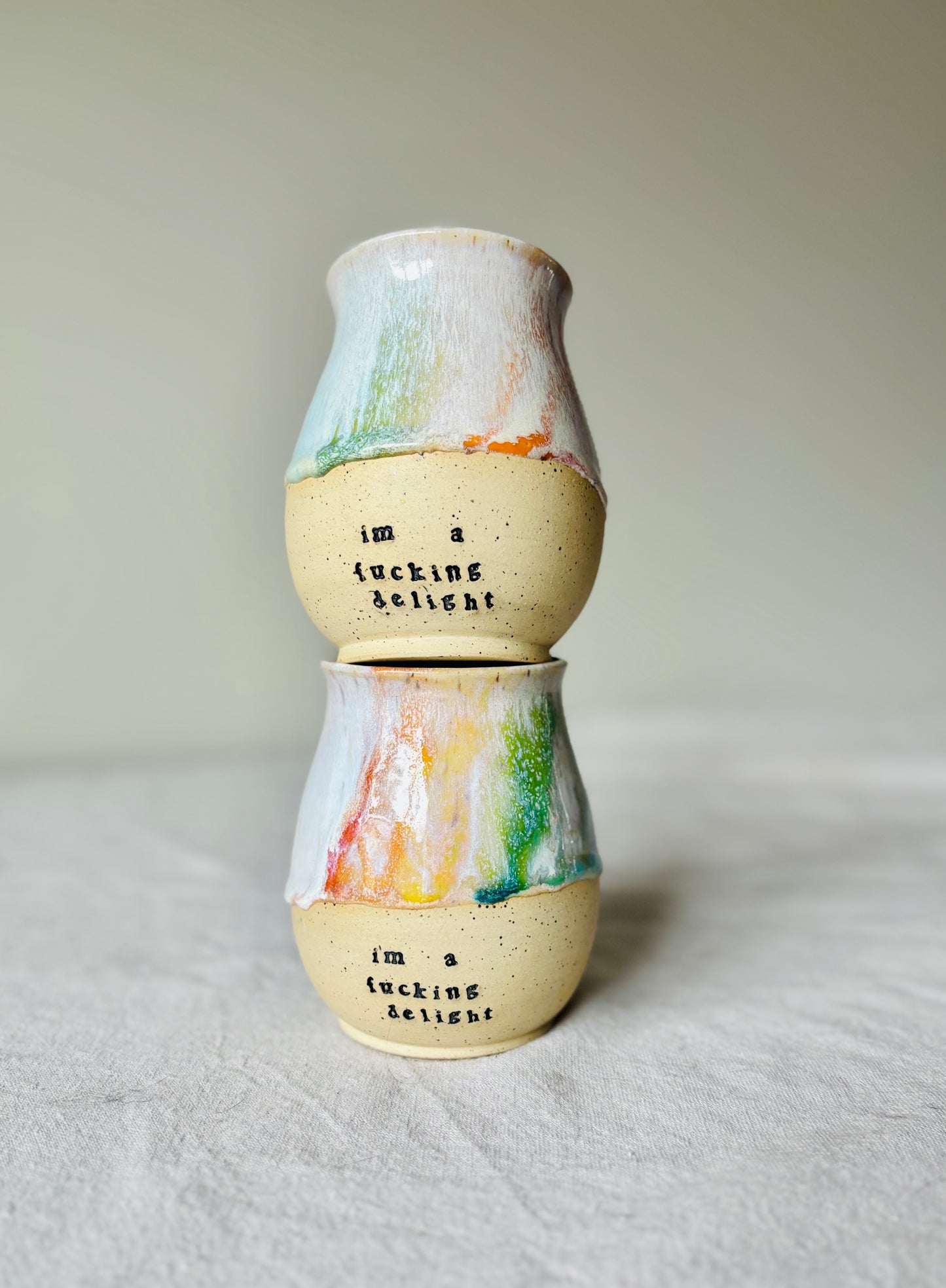 Pre-order I’m a Fucking Delight Rainbow Mug (15-16 fl oz) (8-12 weeks)