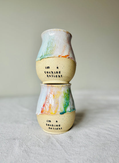 Pre-order I’m a Fucking Delight Rainbow Mug (15-16 fl oz) (8-12 weeks)