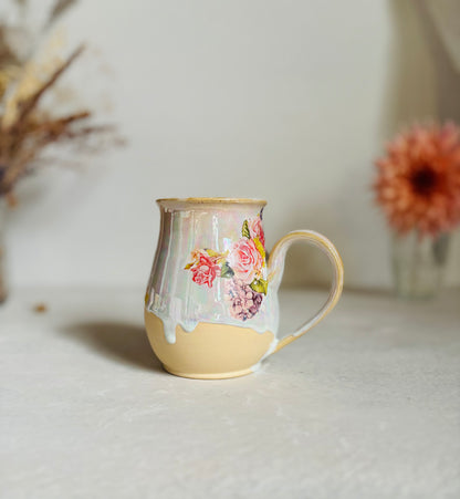 Iridescent Floral Mug (second)